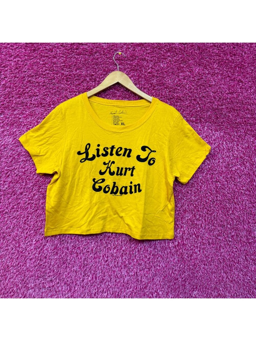 Kurt Cobain Nirvana crop top size XL